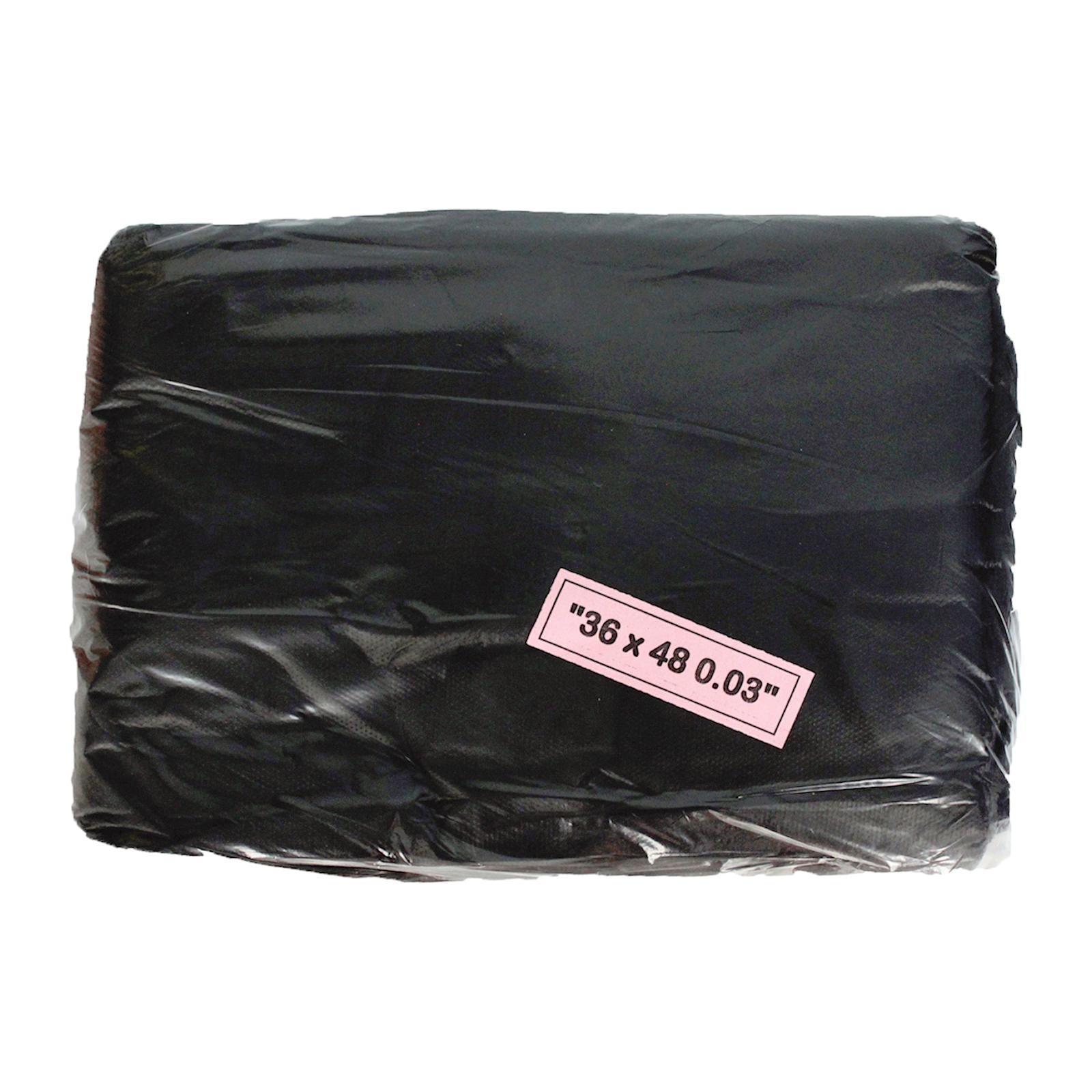 Trash Bag 36'' x 48''  (Black) - Small Packet