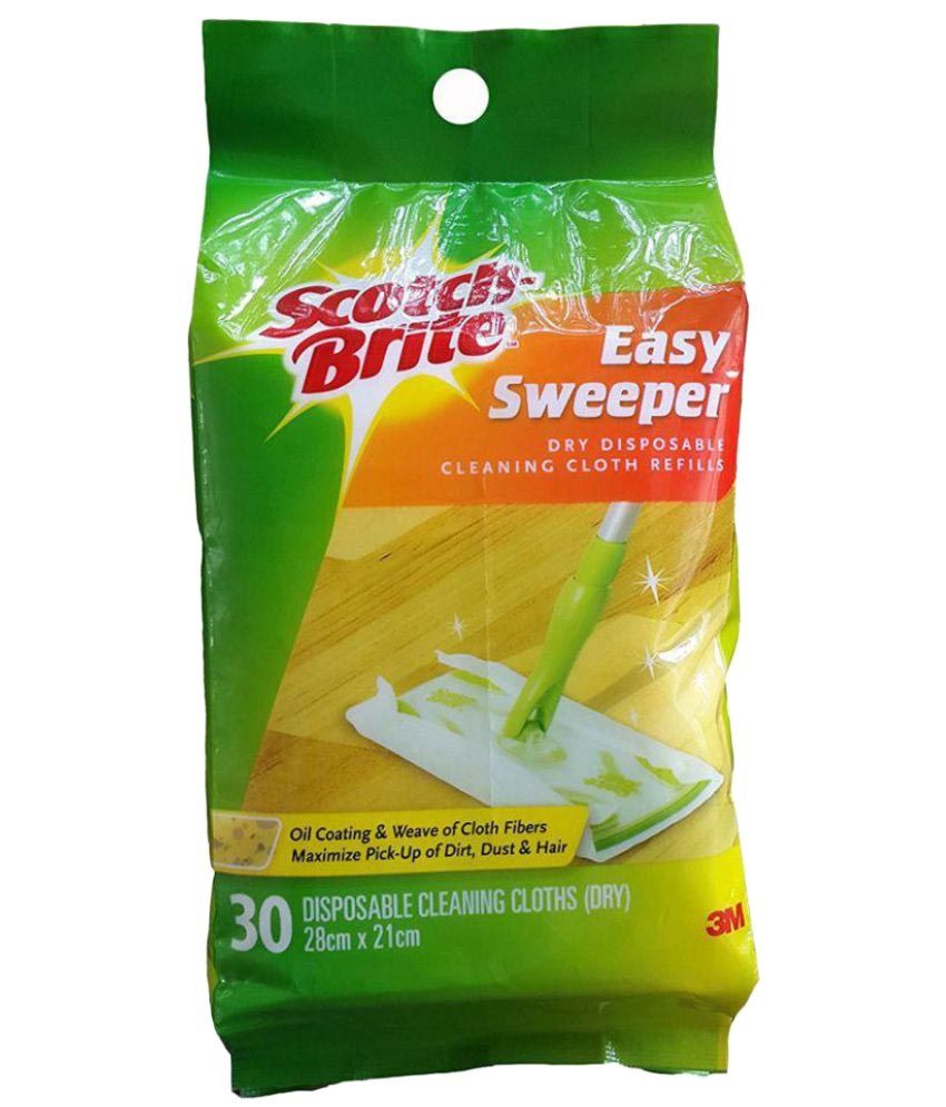 3M Scotch Brite Easy Sweeper Dry Wiper Refill (30 sheets)