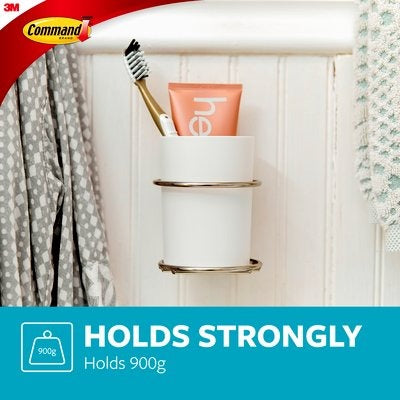 3M Command™ Satin Nickel Accessory Organizer