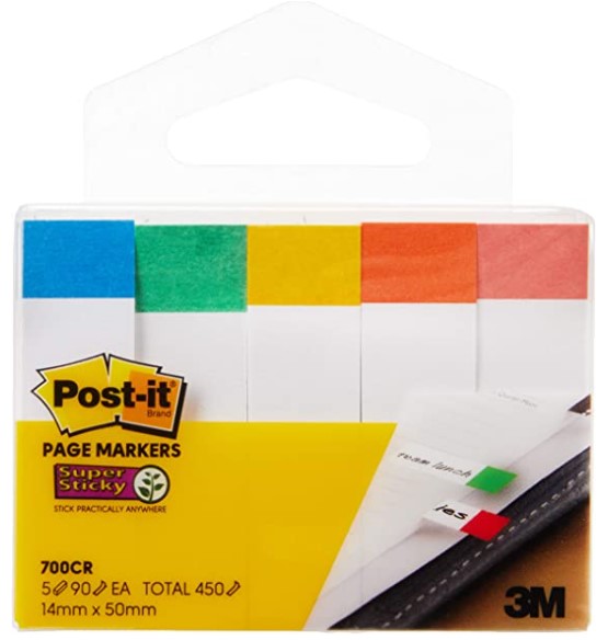 3M Post-it® Super Sticky Page Markers