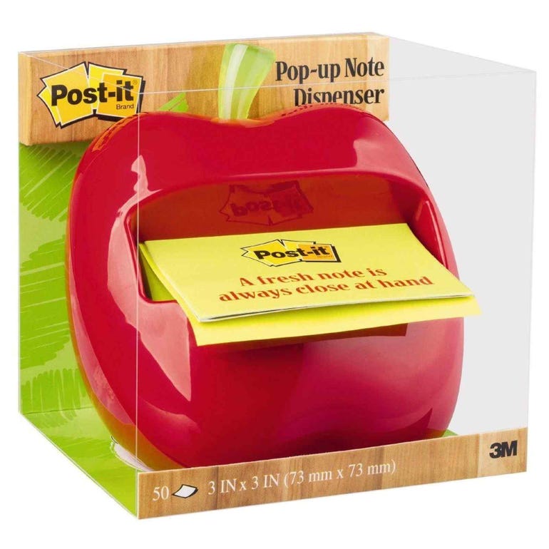 3M Post-it® Pop-up Notes Apple Dispenser