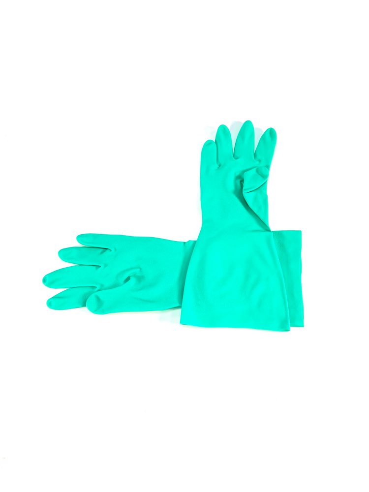 Flock-lined Nitrile Gloves